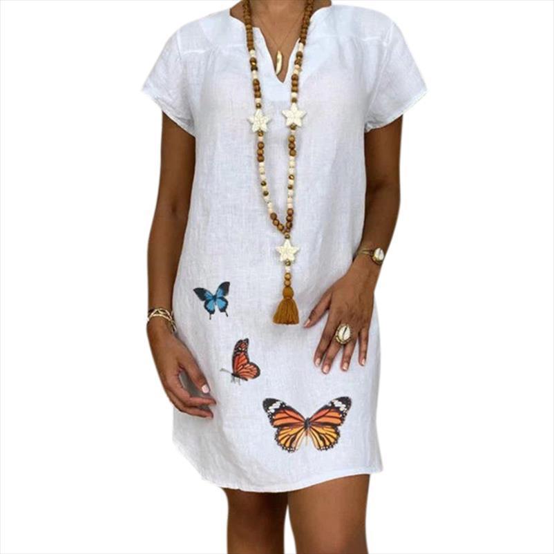 

loose butterfly plus size women dress summer vestido femme robe yellow vestidos white de mujer, Black;gray