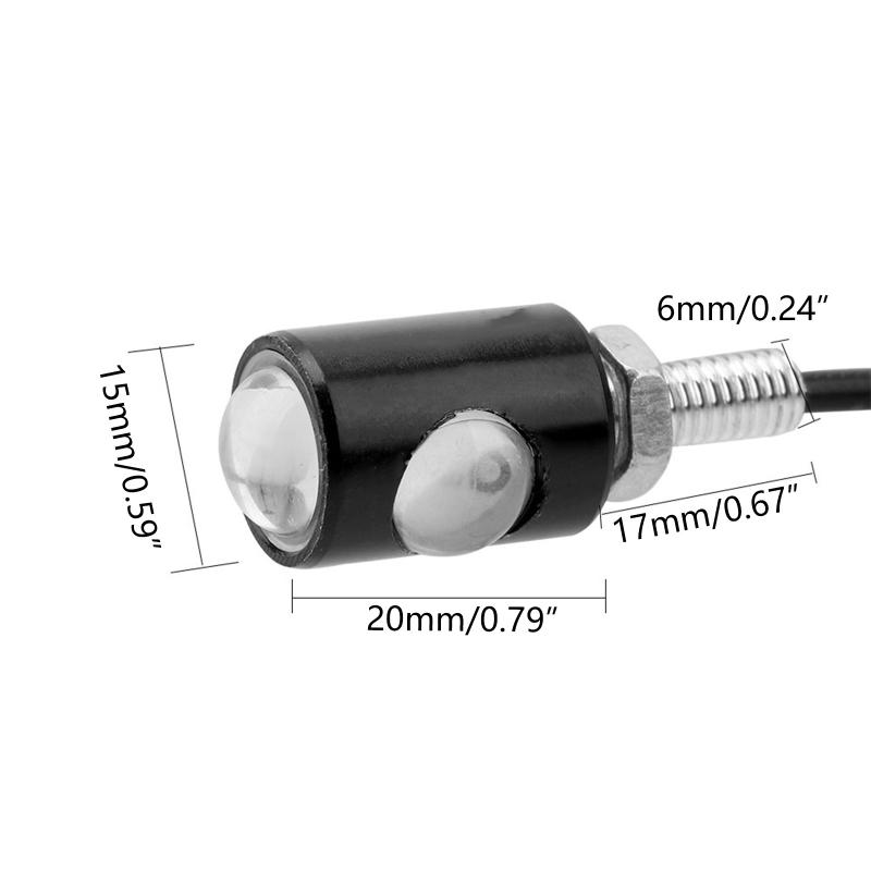 

Interior&External Lights Eagle Eye LED Bulb 3W Super Bright Waterproof Car Motorcycle Daytime Running Light Fog Backup Turn Signal