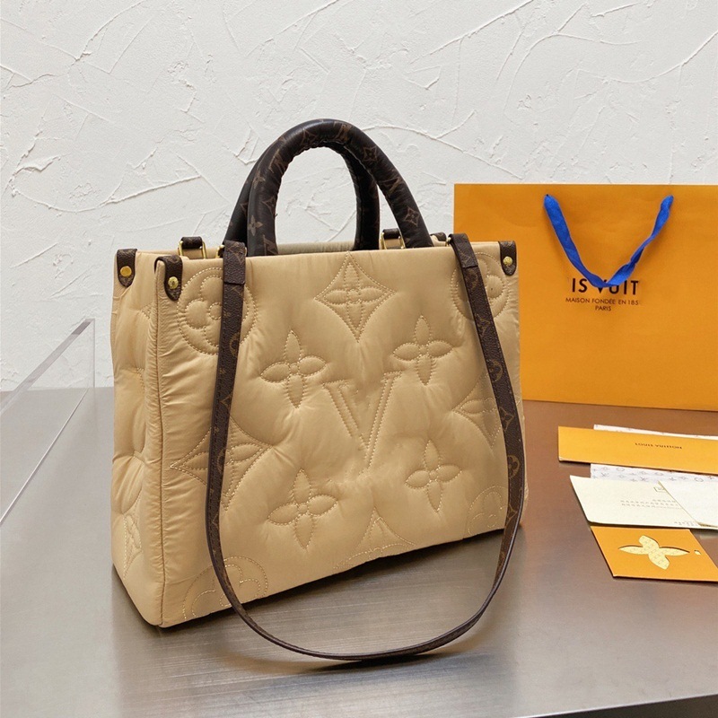 

Down Style Onthego 2Pcs Shoulder Shopping Bags Women Designer Handbags LVGGLouisVittonYSLVutton Lady Purse Pochette Multi Wallet Crossbody Bag, Add box