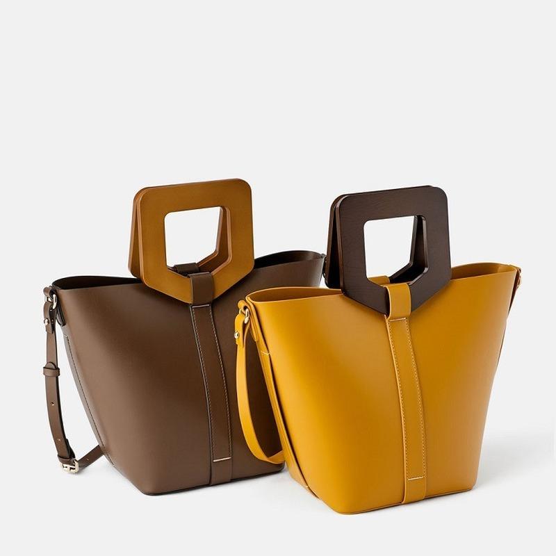 

Clutch Bags Fashion Women's Bag 2021 Summer Wooden Hand-slanted Commuter Leisure Shopping Mother Luxury Handbags Women Designer, Brown