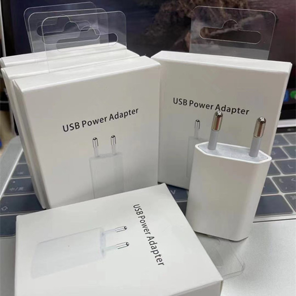 

Original OEM Quality 5W 5V 1A US EU AC USB Wall Charger Travel Adapter For apple iphone XS XR 7 Plus 6 6S 5S iphone 11 12 13 14 pro max