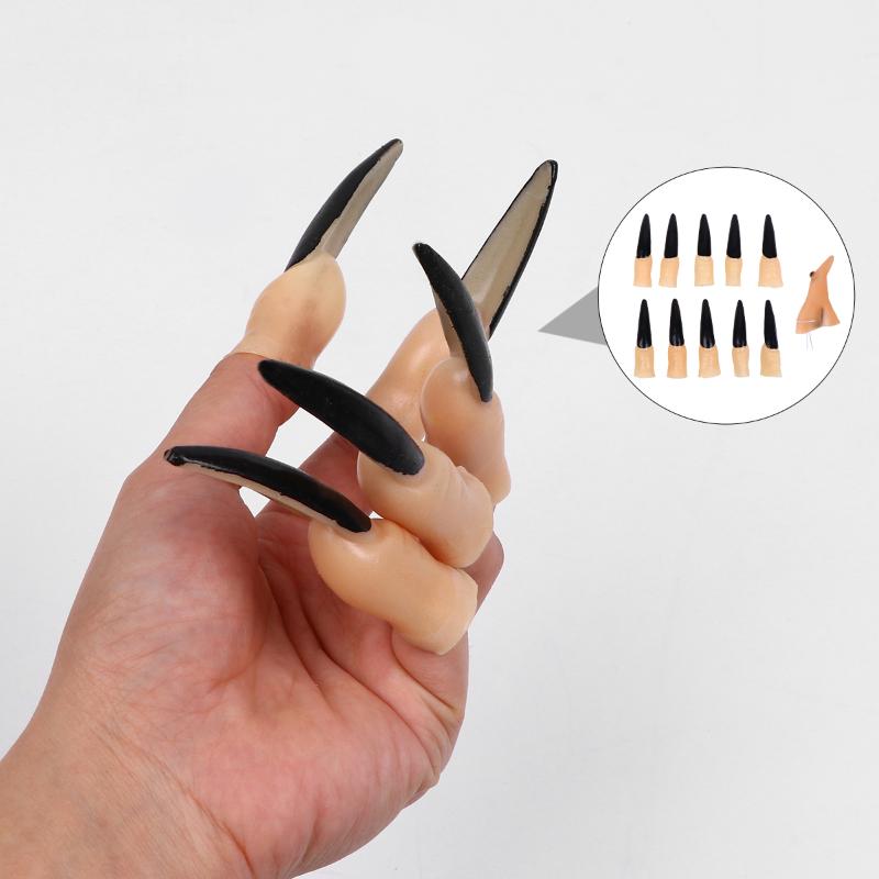 

Interior Decorations 11Pcs Zombie Nails Props Masquerade Finger Party