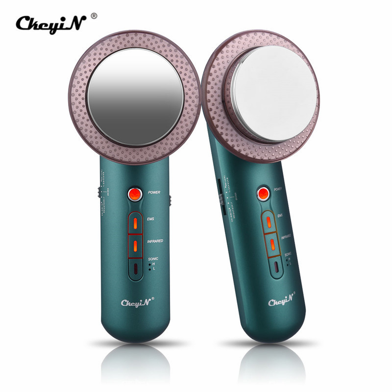 

CkeyiN EMS Infrared Body Slimming Ultrasonic Cavitation Fat Burner Face Massager Beauty Machine Weight Loss Lipo Anti Cellulite