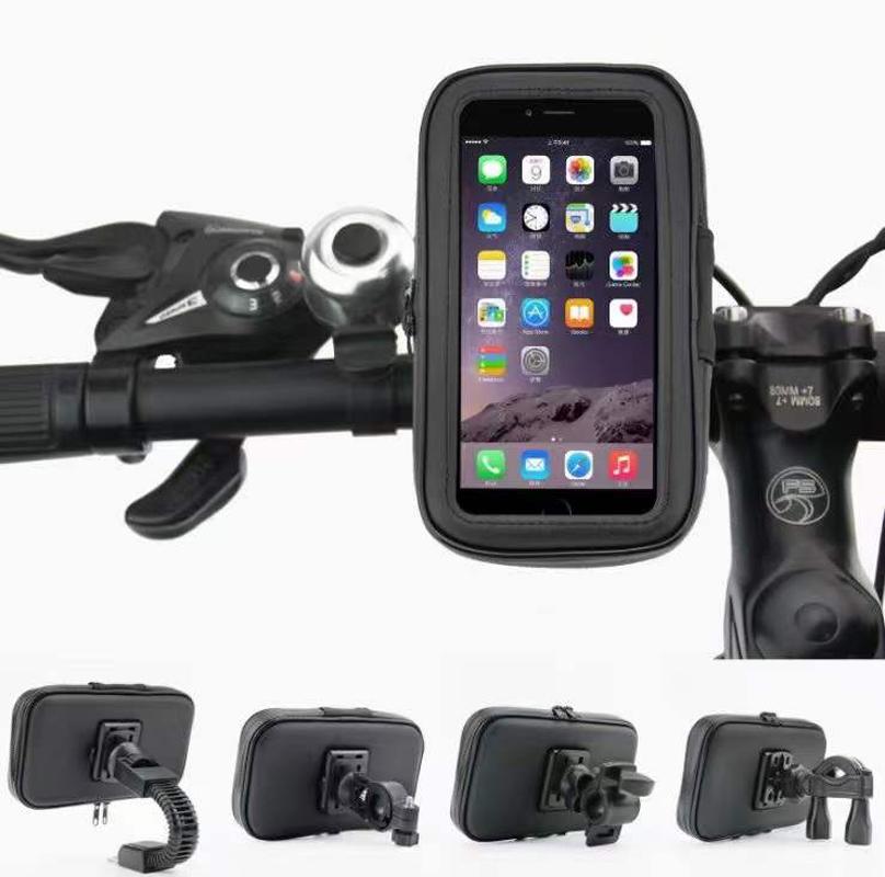 

Cell Phone Pouches MotorcycleTelePhone Holder Stand Moto Bicycle Rear View Mirror Support For Smartphone Motorbike Bag Waterproof Cas