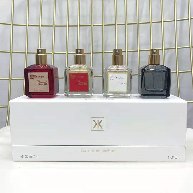 

In stock for men women Francis Parfum Baccarat Rouge 540 Perfume Oud silk wood A LA ROSE Fragrance EDP 70ML and 30ml*4pcs perfumes set fast delivery