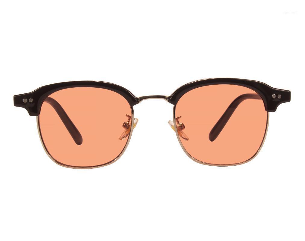

Sunglasses Classic Retro Designer Style UV Blocking Protection Glasses Semi-Rimless Square For Men And Women