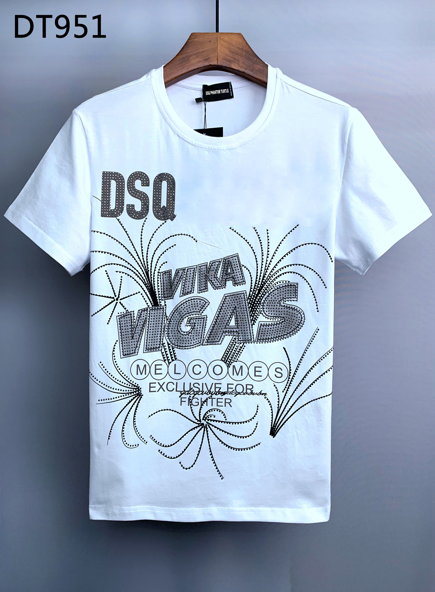 DSQ PHANTOM TURTLE 2022SS New Mens Designer T shirt Paris fashion Tshirts Summer DSQ T-shirt Male Top Quality 100% Cotton Tops 158332