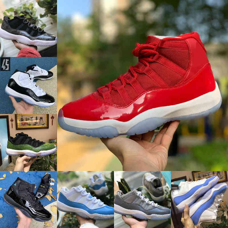 

2021 Jubilee Pantone Bred High 11 11s Basketball Shoes Legend 25th Anniversary Space Jam Gamma Blue Easter Concord 45 Low Columbia White Red