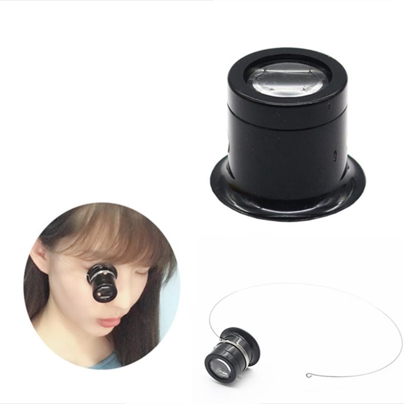 

Fashion Sunglasses Frames Monocular Magnifying Glass 5X/10X Portable Loupe Lens Jeweler Watch Magnifier Tool Eye Len Repair Kit