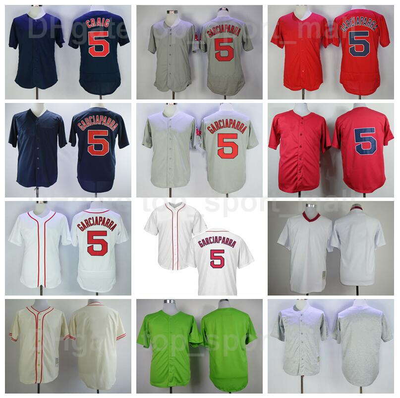 

Retro 1914 1936 1967 Vintage Baseball 5 Nomar Garciaparra Jersey Cooperstown Flexbase Cool Base Retire Stitched Home Color Navy Blue White Red, Grey