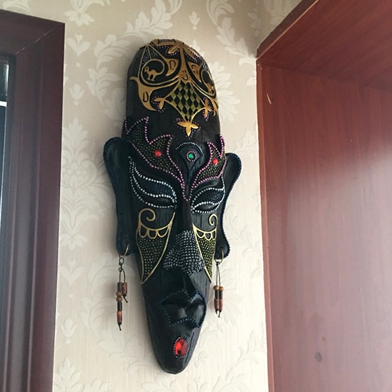 

MGT Europe originality African masks Resin modern Home Hotel Wall Hanging Art Decoration decoration craft ornaments statues