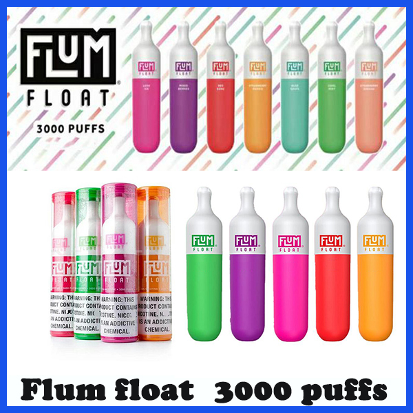 

Flum Float Disposable E cigarettes kit 3000Puffs Vape Pen 1200mAh Battery Device 8.0ml Pre-Filled Pods Cartridge Vaporizers 100% quality