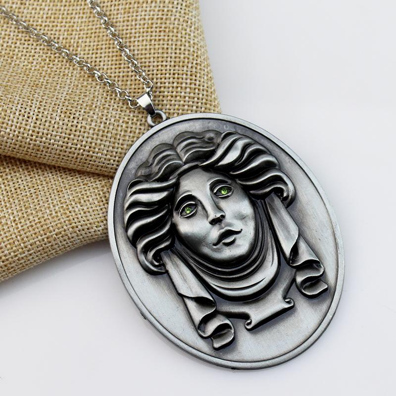 

Pendant Necklaces Creative Vintage Egyptian Pharaoh Necklace For Men Religious Style Avatar Jewelry Gift, Silver