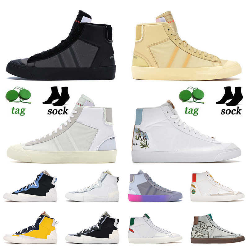 

2021 Women Mens Blazer Mid 77 Vintage Running Shoes OFF All Hallows Eve Grim Reaper Wolf Grey Serena Queen Sneakers Low Magma Orange