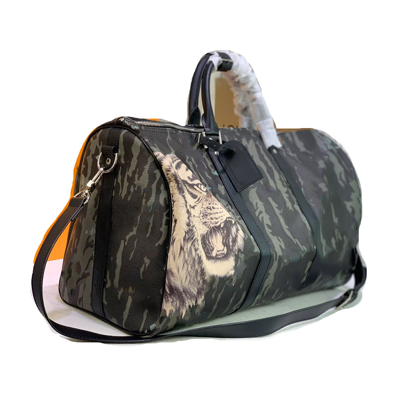 

Designer men and women travel bag large capacity canvas shoulder back fashion top quality soft surface with Zipper size 50-29-20cm 21146421