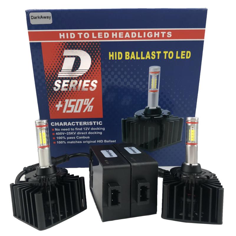 

Car Headlights DarkAway D1S Standard LED Headlight Bulb D2H D3S D4S D5S D8S Lamp Replace Original Lights 35W 4000Lm White Plug Play Canbus