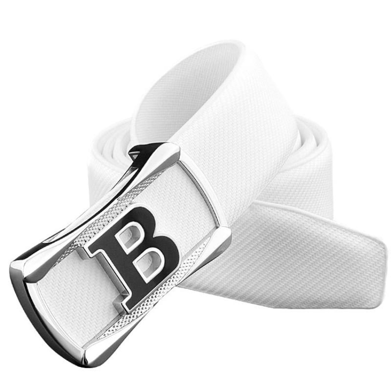 

Belts High Quality B Letter Buckle Designer Men's Casual Genuine Leather Cowskin Jeans Waist Strap Ceinture Men Belt, Black