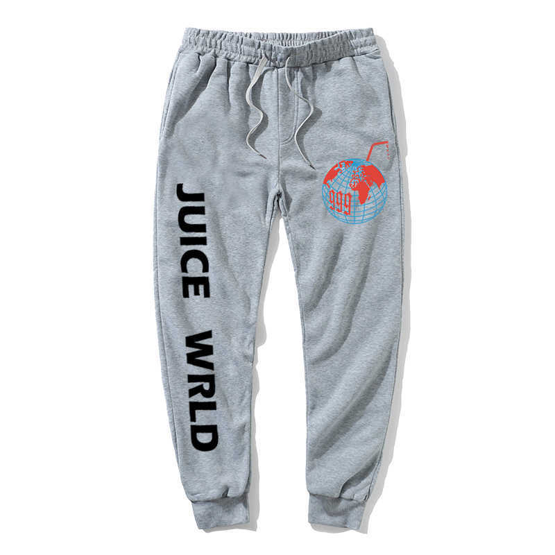 

New J UICEWrld jogging pants Juice wrld juice wrld fleece pants juicewrld trap rap rapy tomography juice world pants G1007, Gray
