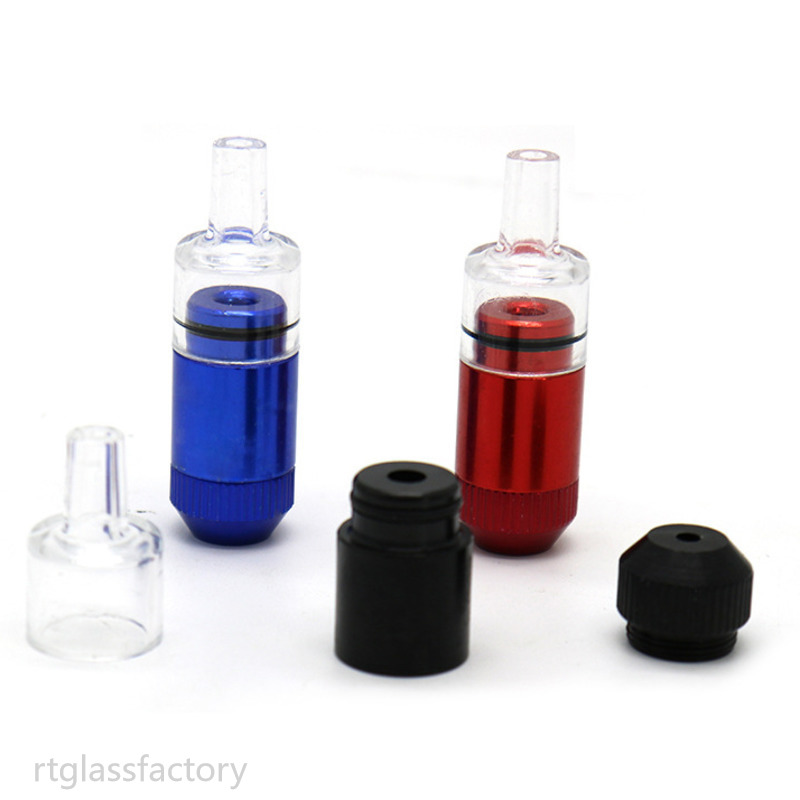 

Metal Snuff Bottle Snuffs Snorter Dispenser Nasal Smoking PipeS Bongs Endurable Tobacco Smok Pipe