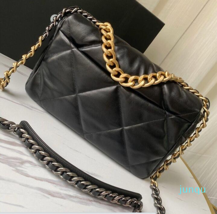 

designer handbags 19 bag women top quality lambskin crossbody soft leather big tote purse fashion metal chain flap shoulder bags, 66