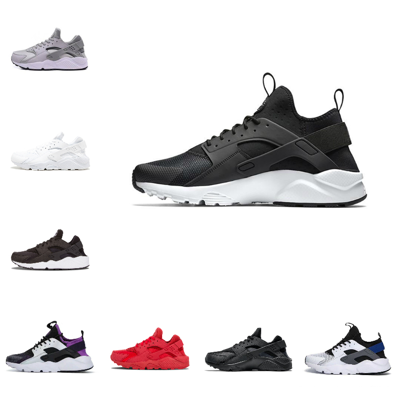

Wholesale 2021 New Airs Huarache 1.0 4.0 Men Running Shoes Cheap Stripe Red Balck White Rose Gold Huaraches Women Trainer Breathable Designe