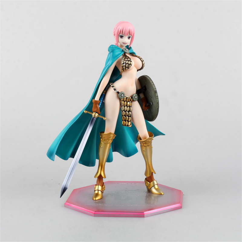 

Anime Sexy Figure One Piece Portrait of Pirates Kyros Rebecca PVC Action Figure Collectible Cast Off Model Adult Toys Doll 23cm Q0522, Without retail box