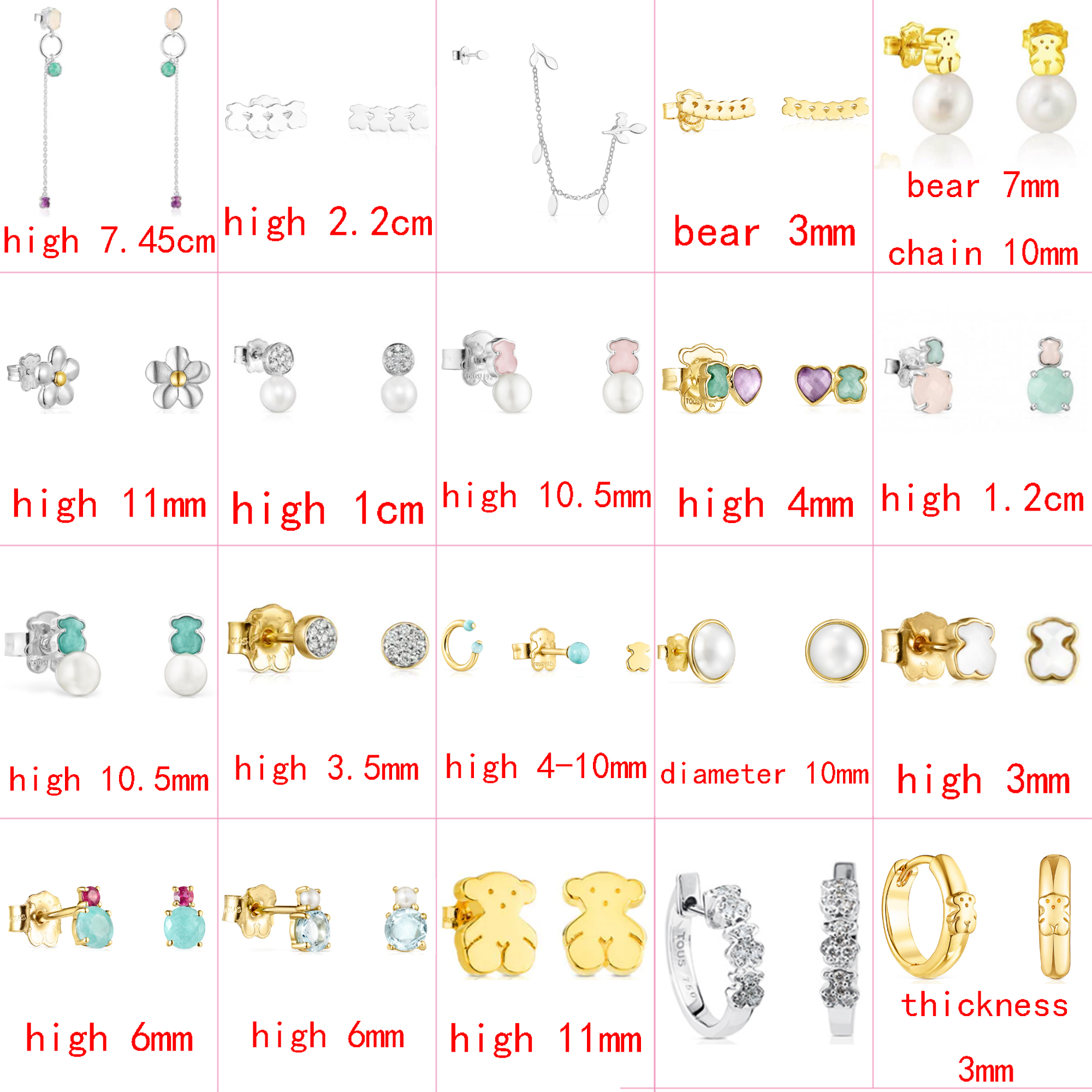 

fahmi 2022 new style 925 silver animal trend fashion ladies wild classic earrings jewelry factory direct sales