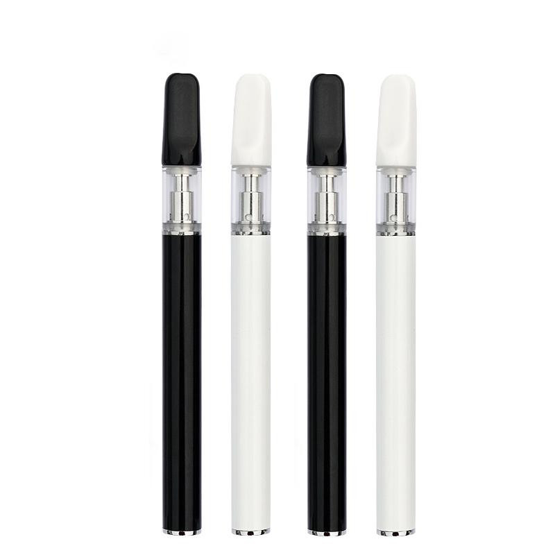 

High Quality Ceramic Disposable Pen eCig Kit 400mAh Battery 0.5ML Empty Vape Vaporizer 510 Cartridge Freight Free