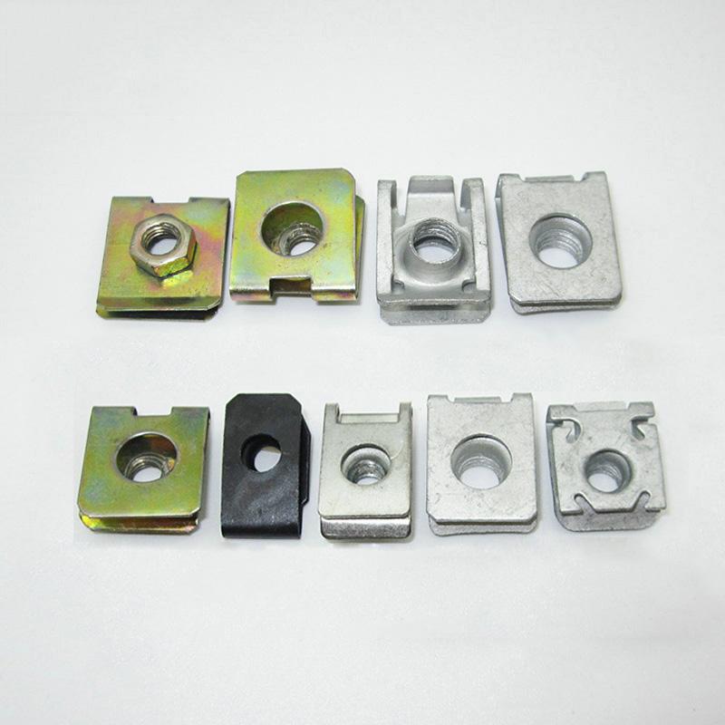 

Other Vehicle Tools Metal Spring U-Type Plate Nut Tread Panel Spire Fairing Clip Car License Fastener Self Tapping Screw Gasket M5 M6 M8 Cla