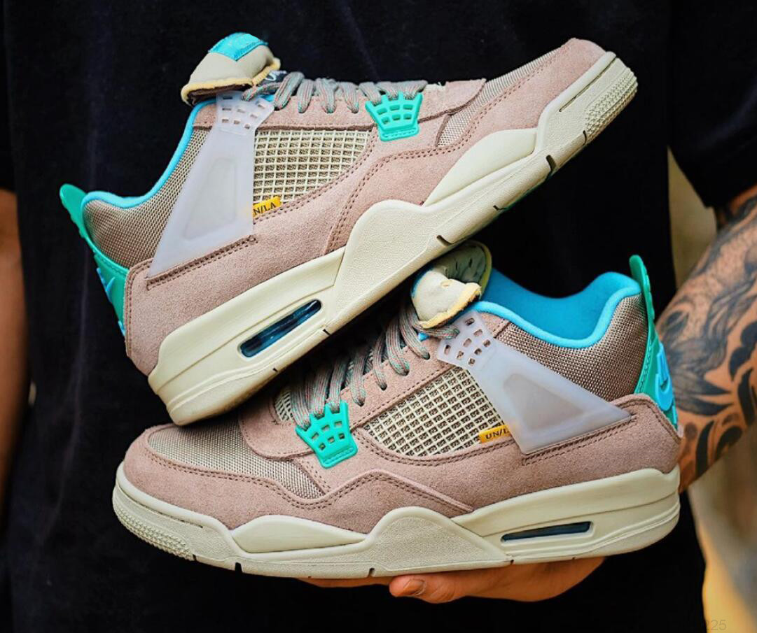 

Authentic Union 4 Taupe Haze Jumpman 4s Outdoor Shoes 30th Anniversary Men Blue Fury Khaki Roma Green Desert Off Noir Wolf Grey Mens