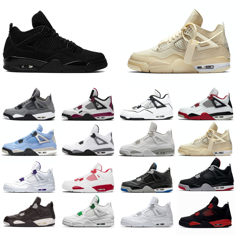 

2021 new basketball shoes 4s man White Oreo Cement University Red Blue Travis Sail Thunder Olivia Kim Black Cat Taupe Haze Pine Green Pure Money Neon Grey purple nice, Diy