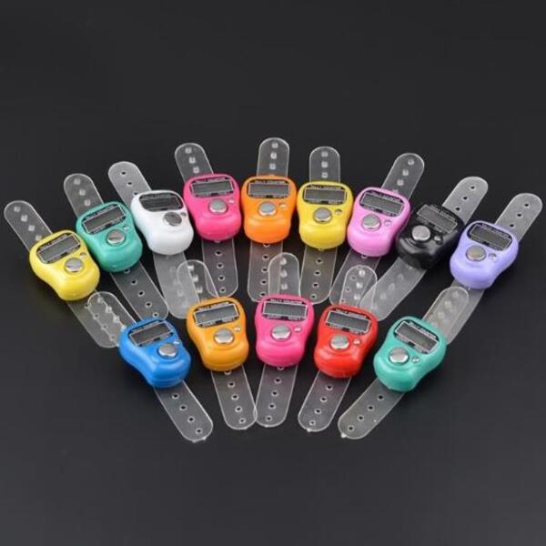 

Mini Hand Hold Band Tally Counter LCD Digital Screen Finger Ring Electronic Head Count