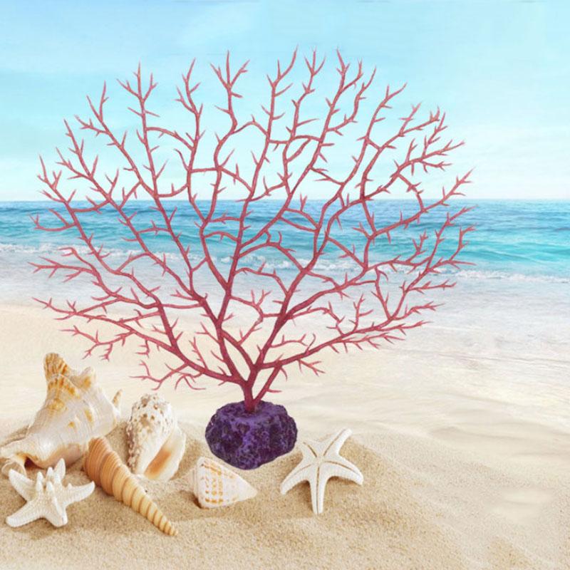 

Decorations Sea Iron Tree Plastic Coral Aquarium Decor Plants Fishing Fis Tank Landscaping Shape Resin Decoration