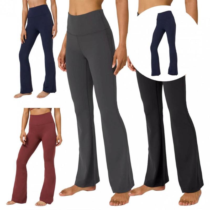 

Yoga Outfit Women Trousers Solid Color Terrific Wear Resistant Leisure Lady Pants