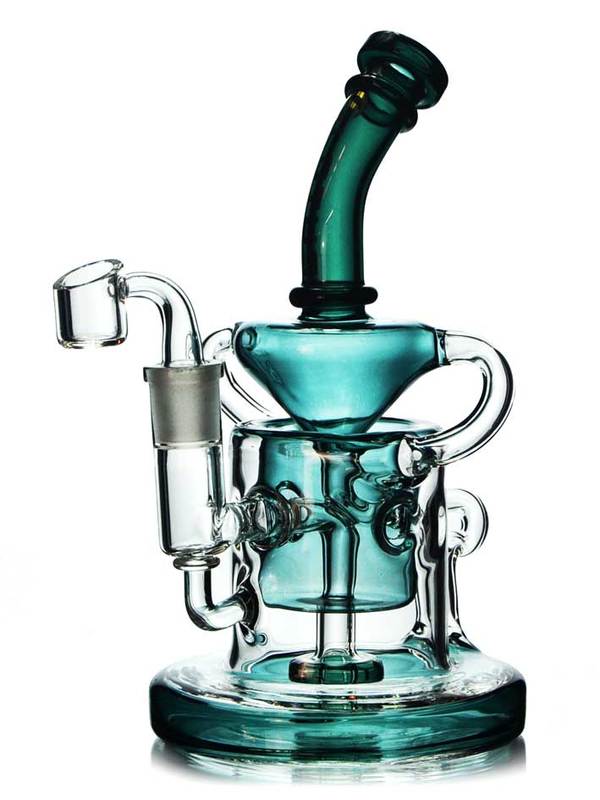

klein recycler Oil Rigs Hookahs Beaker Bong Glass Water Bongs Smoke Glass pipe Bubbler big Glass Bong with 14mm Joint
