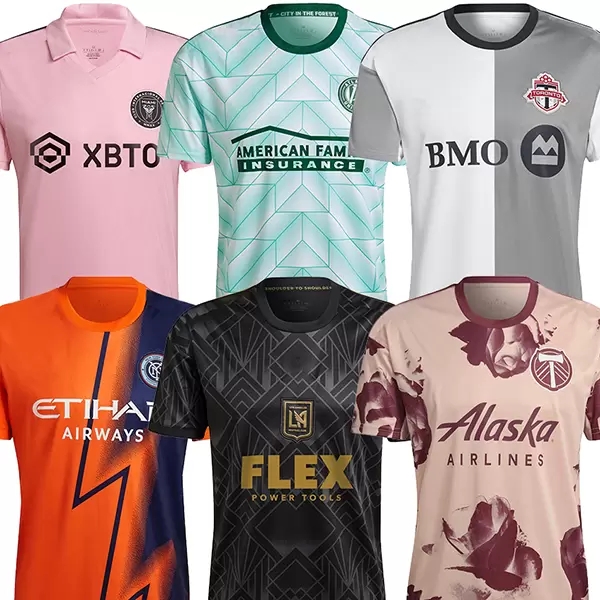 

Inter Miami soccer jersey atlanta united football shirts 2022 2023 LAFC Toronto Los Angeles FC 22 23 New York City, Black;yellow