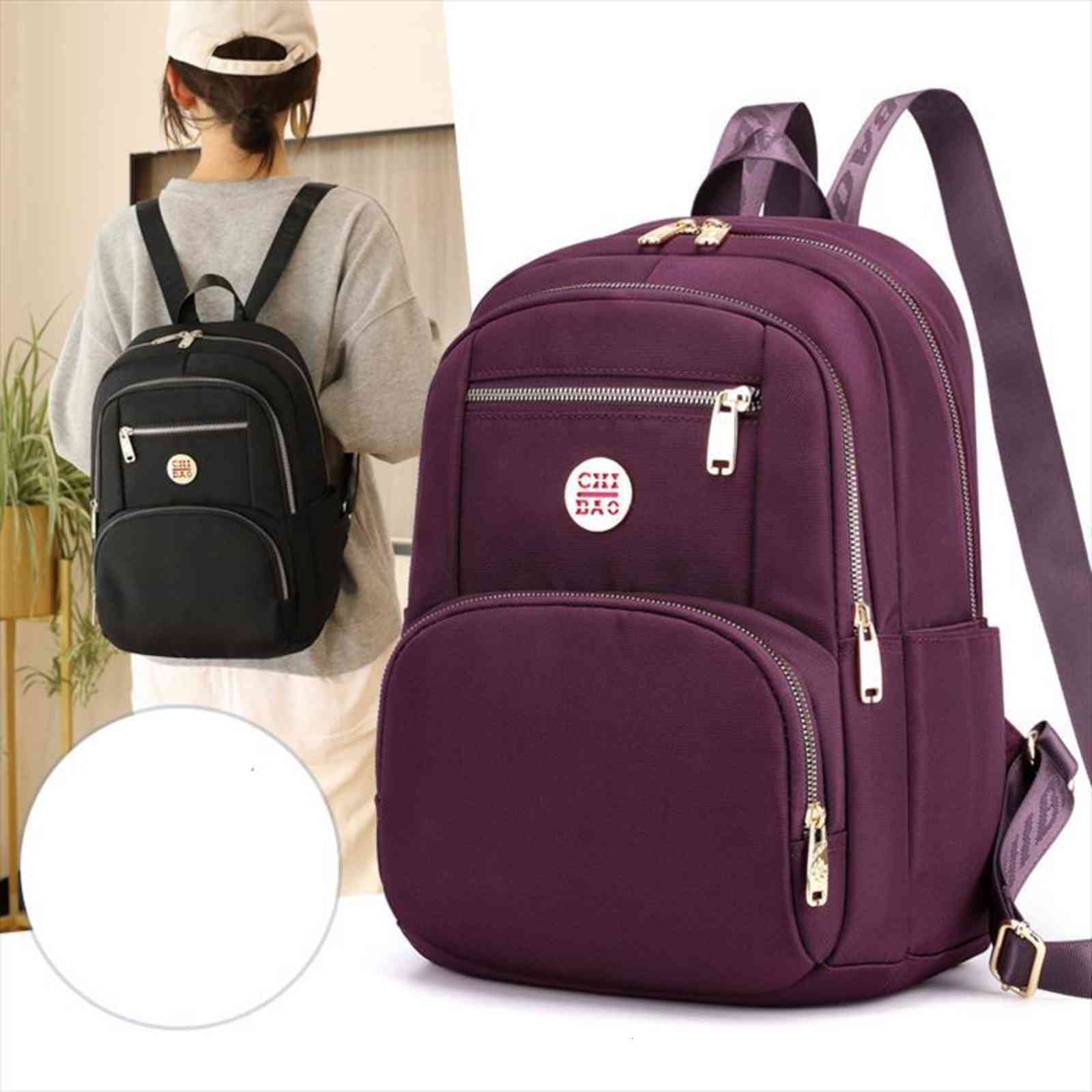 

travel women backpack casual waterproof youth lady bag female large capacity shoulder a4 paper rucksack