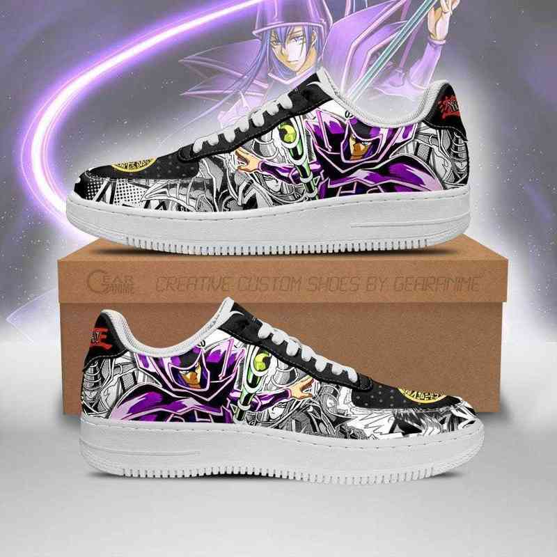 

Diy Anime Shoes Yugioh Dark Magician Sneakers Yu Gi Oh Casual Running Sport Walking Lightweight Tennis, Others