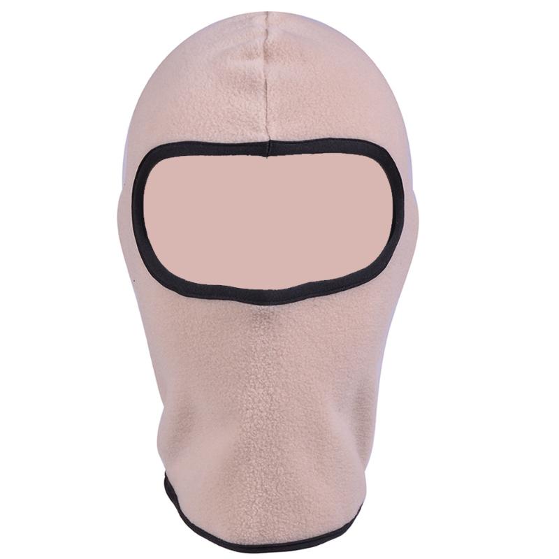 

Cycling Caps & Masks Kids Full Face Ski Mask Winter Balaclava Hat Windproof Polar Fleece Neck Warmer Cap Running For Boys Girls 2021, Beige