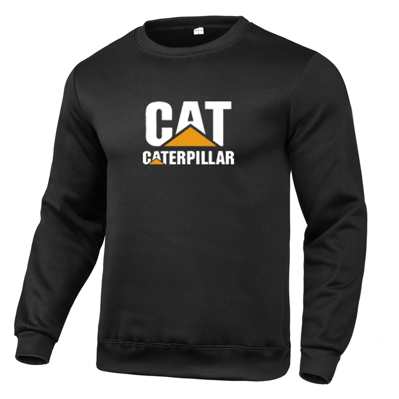 

Men' cat loose long sleeve round neck Plush sweater men' coat casual top