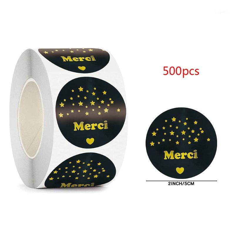 

Gift Wrap 500pcs Thank You Stickers Bronzing Thanks Seal Labels For Small Business Owners