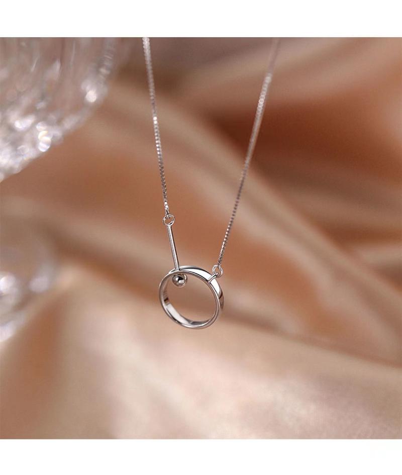 

Chokers Fashion Necklace Geometric Ring Accessories Pendant Women's Clavicle