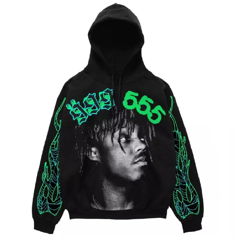 

hoodies 21FW hip-hop kanye west luorescent Green Sp5der Young Thug 555555 Angel Hoodie Men Women Quality Spider Web Sweatshirts