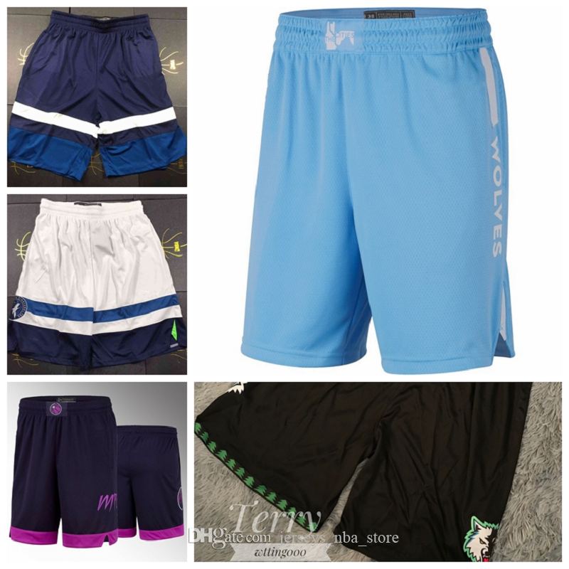 

Minnesota Timberwolves Men 2020/21 City Swingman Pants Edition Performance Basketball Shorts, Color4