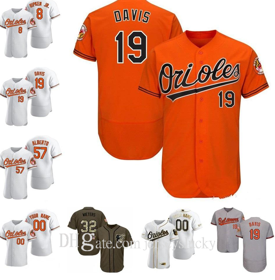 

Retro Orioles Jersey 8 Cal Ripken Jr 19 Chris Davis 16 Kolten Wong 10 Adam Jones 15 Chance Sisco 22 Jim Palmer 37 Dylan Bundy 25 Santande, Colour 9