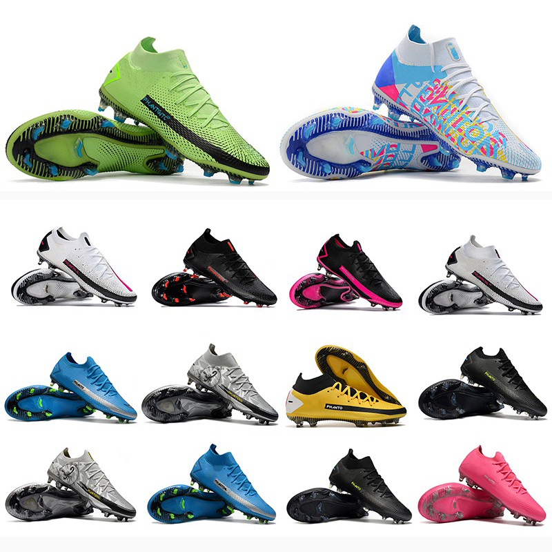 

Soccer Shoes Phantom GT Elite DF FG 3D Chlorine Blue White Pink Blast Black Daybreak Chile Red Lime Glow Cleats Rage Green Mens Opti Yellow Spectrum Football Boots, Color 4