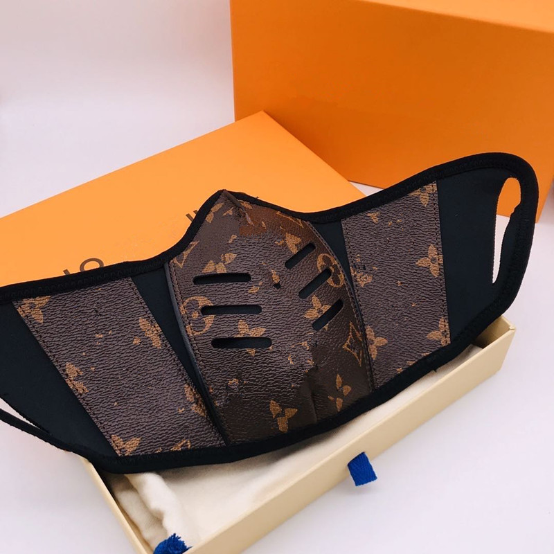 

wholesale letter pattern Designer Masks classic fashion unisex Windproof veil