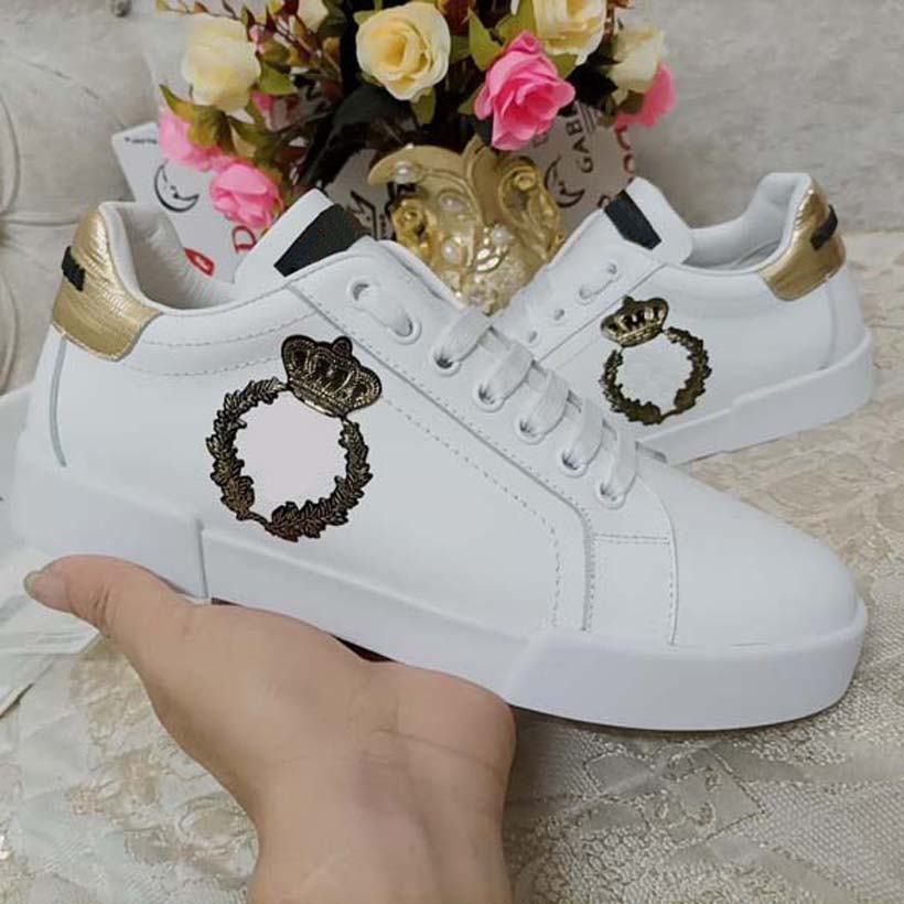 

Top Quality Men Women Designer Shoes lace-up sneaker fashion classic lady Running Luxury Trainers woman shoe Flat Printed sneakers Large size 35-45 With box, #6