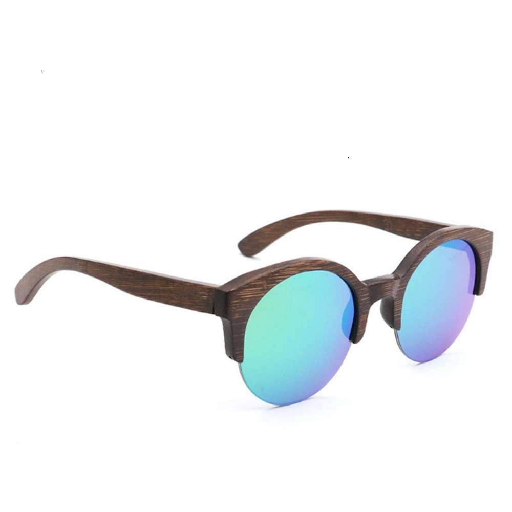 

Highend accessories New Trend Round Half Frame Sun Glass Wholale Custom Sunglass Fashion For Women, Black