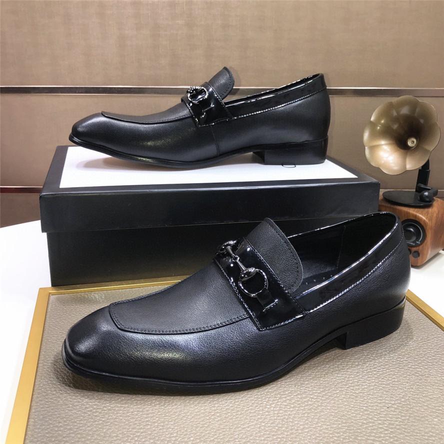

C1 Luxury designer Men Dress Shoes High Quality Slip-On Genuine Leather Fashion Loafer Shoes For Men 11, #07
